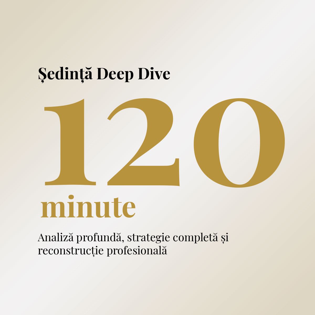 Sedinta deep dive 120 de minute